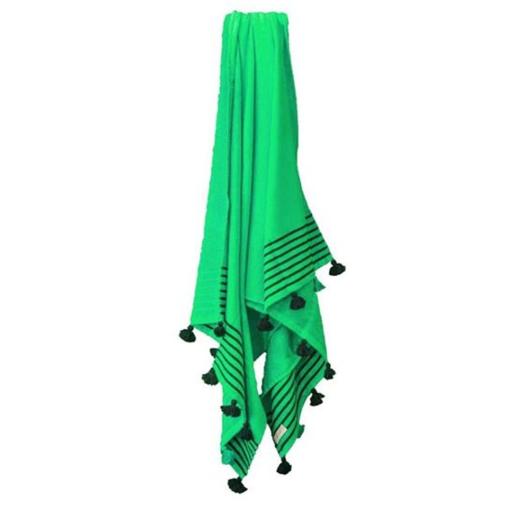 Green Metalia Towels - 100% Turkish Cotton